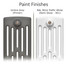 CI-RG-6-PAINT-PR-01 - Royal Georgian 6 Column Cast Iron Radiator H660mm x W2366mm CI-RG-6-PAINT-PR-01 - Royal Georgian 6 Column Cast Iron Radiator H660mm x W2366mm